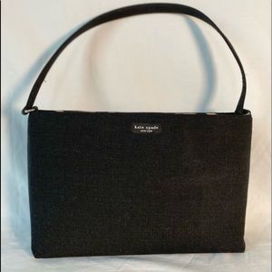 Kate Spade wool dark grey purse